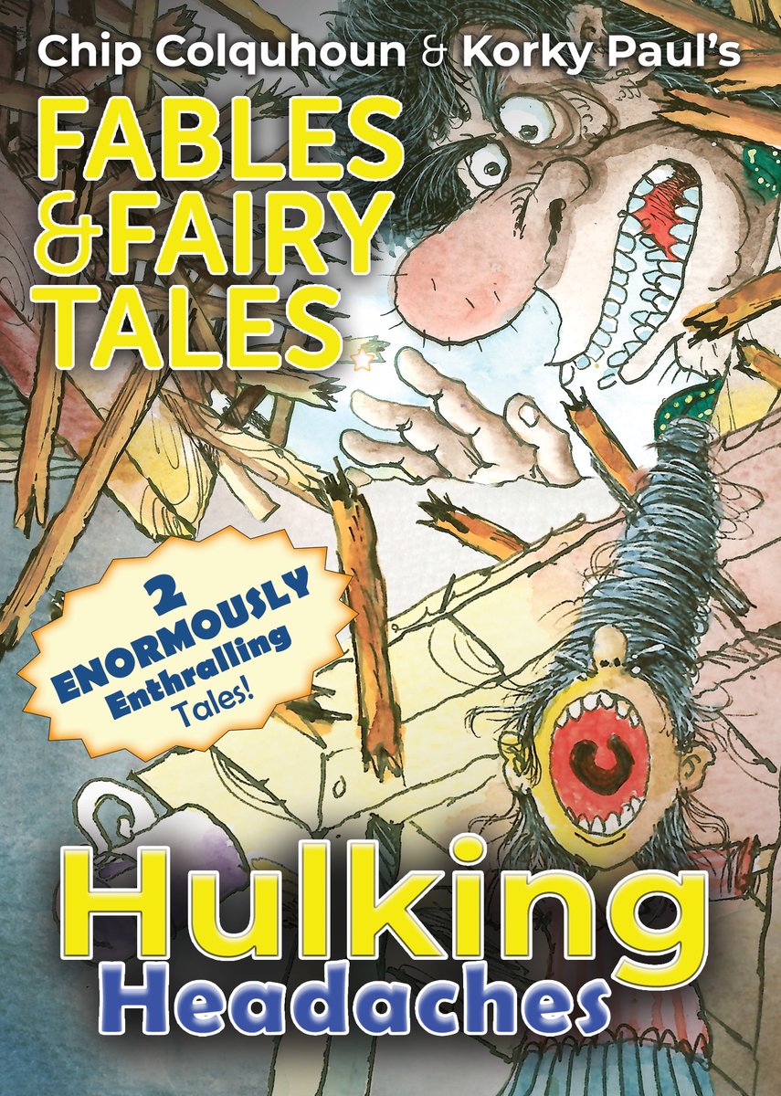 The latest read from <a href="/creatorchip/">Storyteller Chip</a> and <a href="/korkypaul/">Korky Paul</a> is here, and it's a big one...

Two GIANT ones, in fact!

Get your copy before they're all gobbled up...!

epictales.co.uk/product/hulkin…

#kidsbooks #readingforpleasure