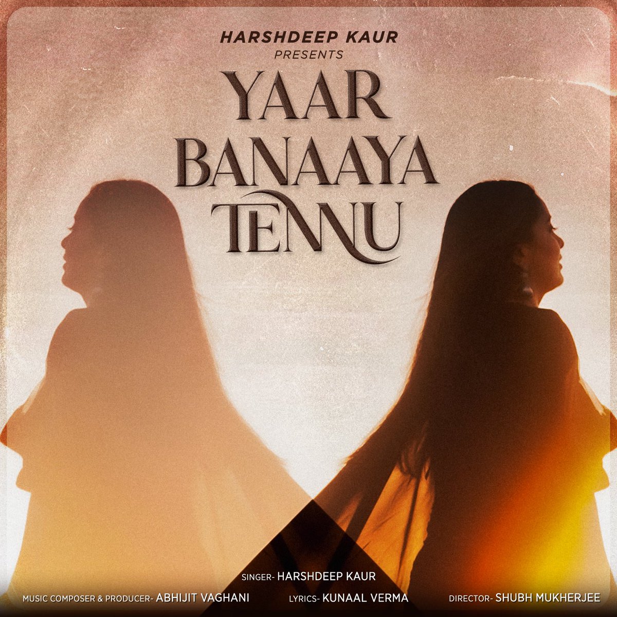 Yaar Banaaya Tennu… 💔 New Single releasing on 19th April 🎵 @AbhijitVaghani @kunaalvermaa77 @mankeet @iam_Shubh