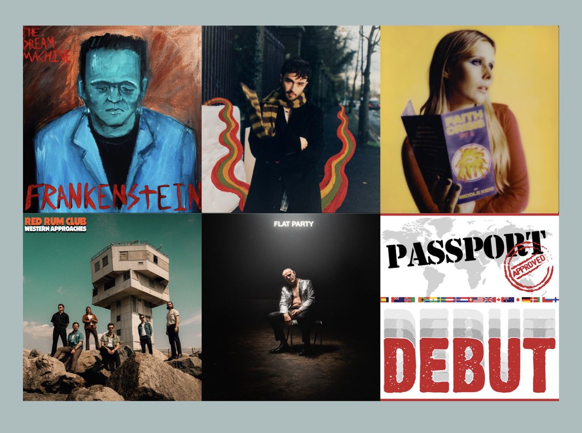 New music this week includes: @DreamMachineHQ - Frankenstein @alfietempleman - Eyes Wide Shut @MiddleKidsMusic - The Blessings @RedRumClub - Hole In My Home @party_flat - Aching For Living #debut #newmusic #nowplaying #streaming #spotify #uk #australia #band #group #music