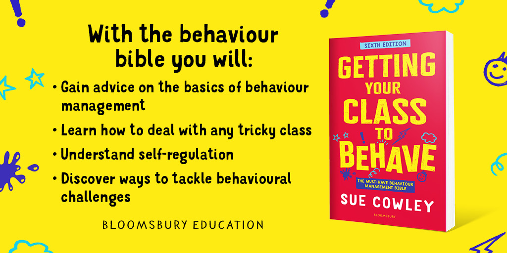 Wondering how Getting Your Class to Behave by @Sue_Cowley can help you improve classroom behaviour? Take a look below! ⬇️