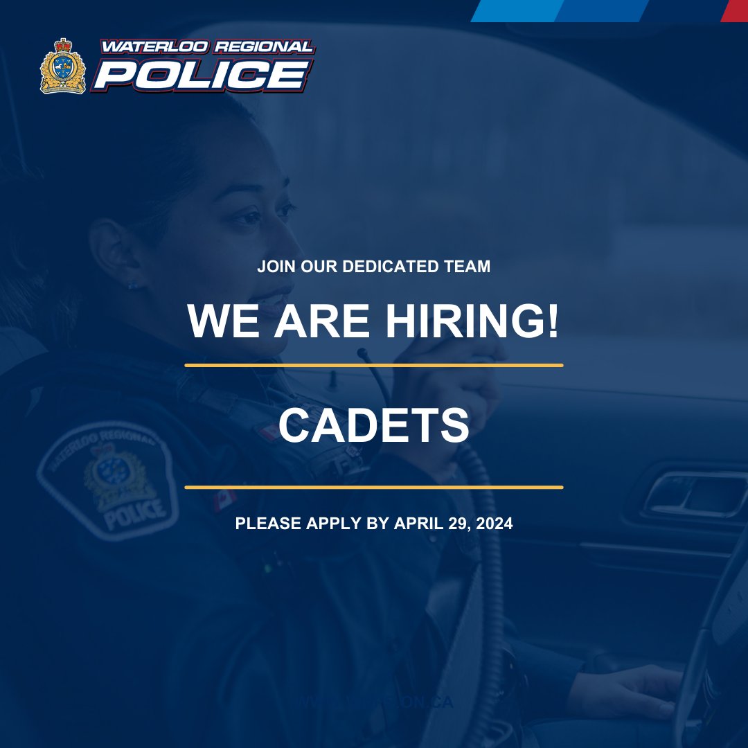 We are proud to introduce our new Cadet Program.

Are you interested in a career in law enforcement and making a difference in the community? Our Cadet Program provides young adults with hands-on experience, mentorship, and training to jumpstart their career in policing.

What