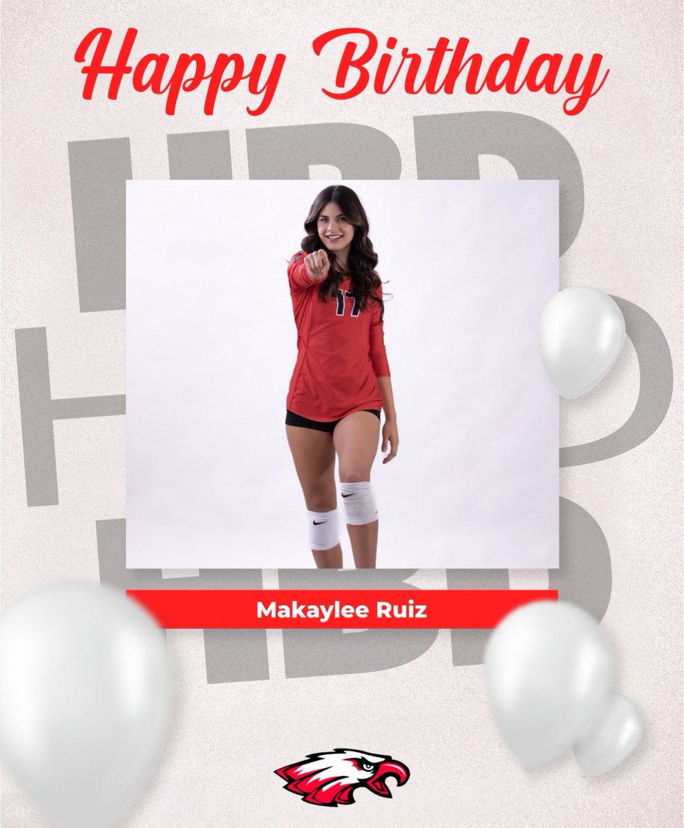 Happy Birthday to sophomore, Makaylee Ruiz! We hope you have the best day! ❤️🖤🎉