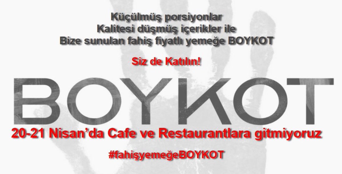 serhanisikan's tweet photo. #fahisyemeğeBOYKOT https://t.co/ewf5X9HLwP