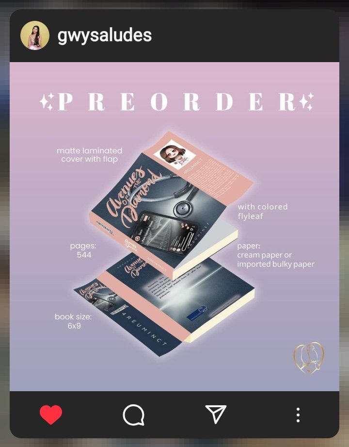 xrina_soo's tweet image. 🍓 Avenues of the diamond book alone giveaway.

🎀mbf and like this tweet, no need to rt. 

🎀 sensi and no rush shipments.

•photo credits to: gwy saludes ♡