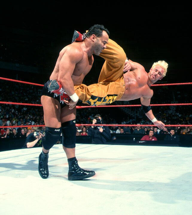 4/17/2000

Scotty 2 Hotty defeated Dean Malenko to become the new WWF Light Heavyweight Champion on RAW from the Bryce Jordan Center in State College, Pennsylvania.

#WWF #WWE #WWERaw #Scotty2Hotty #TooCool #DeanMalenko #WWFLightHeavyweightChampionship