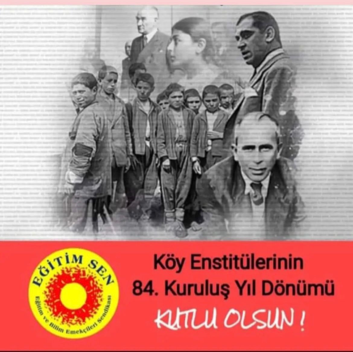 Bilimsel ve evrensel  eğitim #köyenstitüleri ile doğdu, onların kapatılmasıyla büyük yara aldı, şu an ise can çekişiyor.