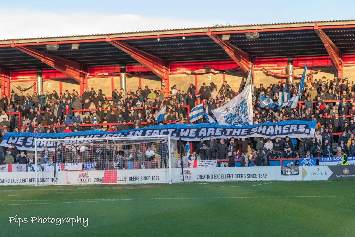 Despite the result, despite the real possibility of another season in the Counties, this is unreal from a level 9 football club. Proud to be a Bury fan, delighted and thankful to have our club back. #buryfc