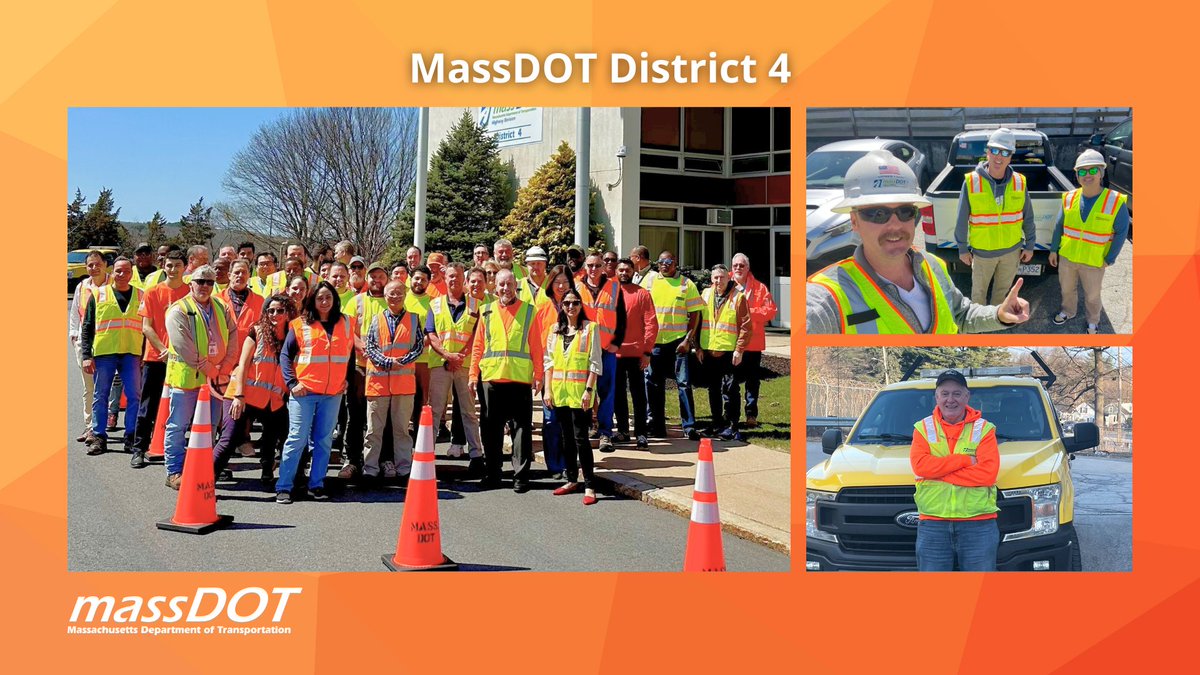 👷#GoOrangeDay in full swing in District 4! 🚧 Kudos to them for shining a spotlight on the importance work zone safety 🧡 #GoOrangeDay #NWZAW2024