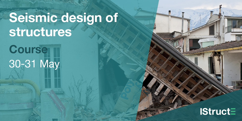 IStructE: Seismic design of structures CPD course This two-day, paid online course introduces seismic design of civil engineering structures Date & Time: 30 May 2024 - 31 May 2024; 10:00 - 17:30 BST tinyurl.com/4vyha58j