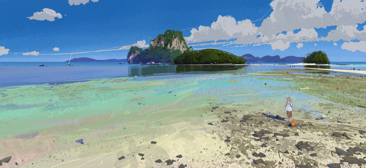chiragcthakar's tweet photo. Day 12 of #pleinairpril @warriorpainters
Chicken Island, Krabi, Thailand https://t.co/RR1LKzaeW9