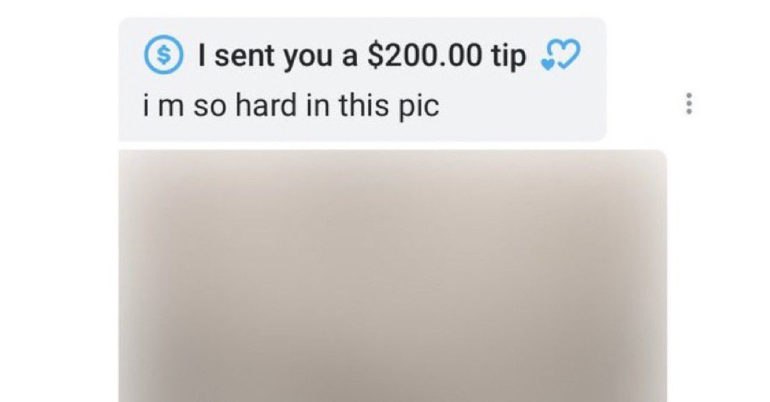 A quick lesson in how to properly send a dick pic. 🤑