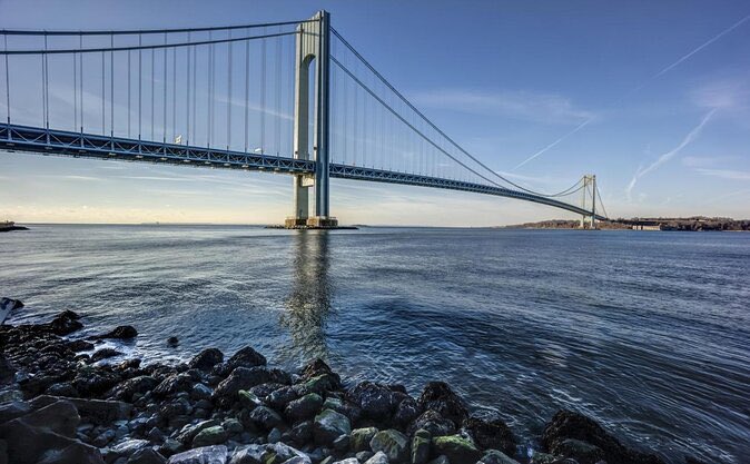 Today is the 500th anniversary of the discovery of New York Harbor by Italian explorer Giovanni da Verrazzano, in the service of King Francis I of France. Below: the Verrazzano-Narrows bridge, completed in 1964, is the longest suspension bridge in the U.S. and named in his honor.