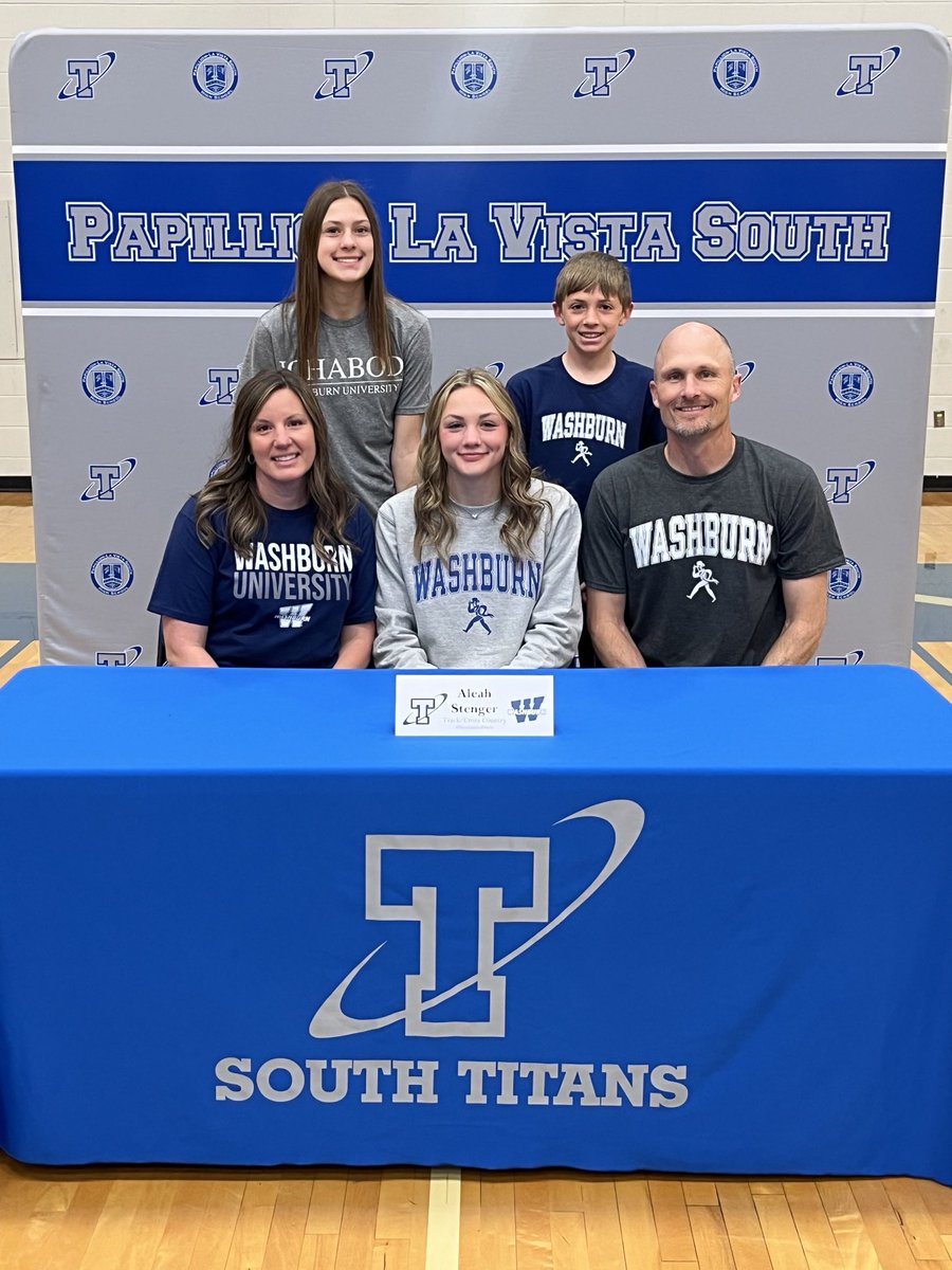 Congratulations to Aleah Stenger as she will continue her XC/track &amp; field career at Washburn University.