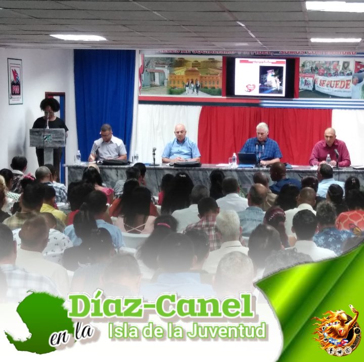 Nuestra Isla de la Juventud recibe hoy la visita de nuestro presidente Díaz Canel y el Dr.Morales Ojeda, como parte de los recorridos realizados para corregir distorsiones y reimpulzar la economía. Se demuestra una vez más que en la Isla seguimos #PorUn26EnEl24 con #GenteQueSuma