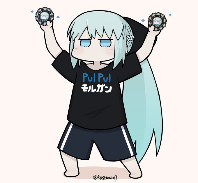 オルガマリーの大統領バッヂに対抗してモルガンメダルをくれるモルガンさん#FGO 