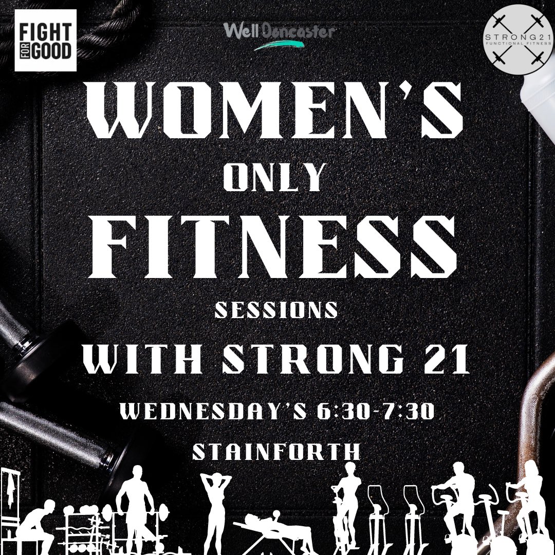 TeamMacCIC's tweet photo. TONIGHT

Women’s Only Fitness Sessions 💪🏼

⏰ Wednesdays 6:30-7:30pm
📍 Waggons Way, Stainforth, DN7 5TZ

Thankyou to Well Doncaster for funding these sessions. 

@WellDoncaster 

#womensonlystrengthtraining #teammacfoundation #training #healthandwellness #healthandfitnes https://t.co/baEcKFa13V