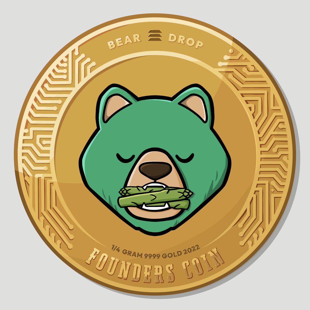 Coin goals. 😋 @FoundersCoins #okaybears