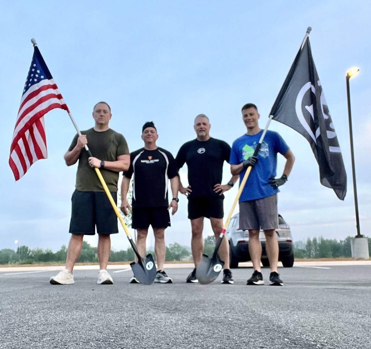 We all got up and did something hard together. 

If you want to go far, go together.” African Proverb 
(With F3 True Grit- 
Ralph Macchio, Arnie, Outback and Chief)