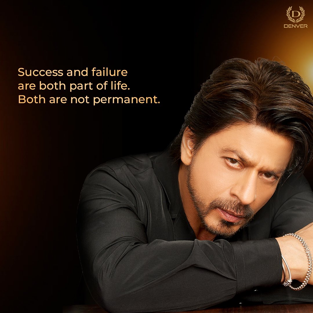 Success is not permanent but you can always strive for more and keep success consistent. Bring the consistency with the Scent of success. @iamsrk #Denver #DenverForMen #ScentOfSuccess #SRK #shahrukhkhan #bollywoodking #inspirationalquotes #motivationalquotes #motivation