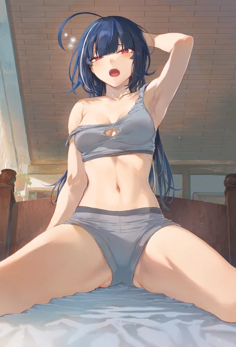 寝起きのナギさん 