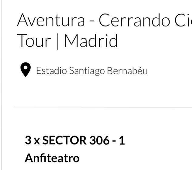 CarlaFern20's tweet photo. Vendo entrada aventura 2024
Más info al DM
#aventura #cerrandociclos https://t.co/nsIIIdaKlQ