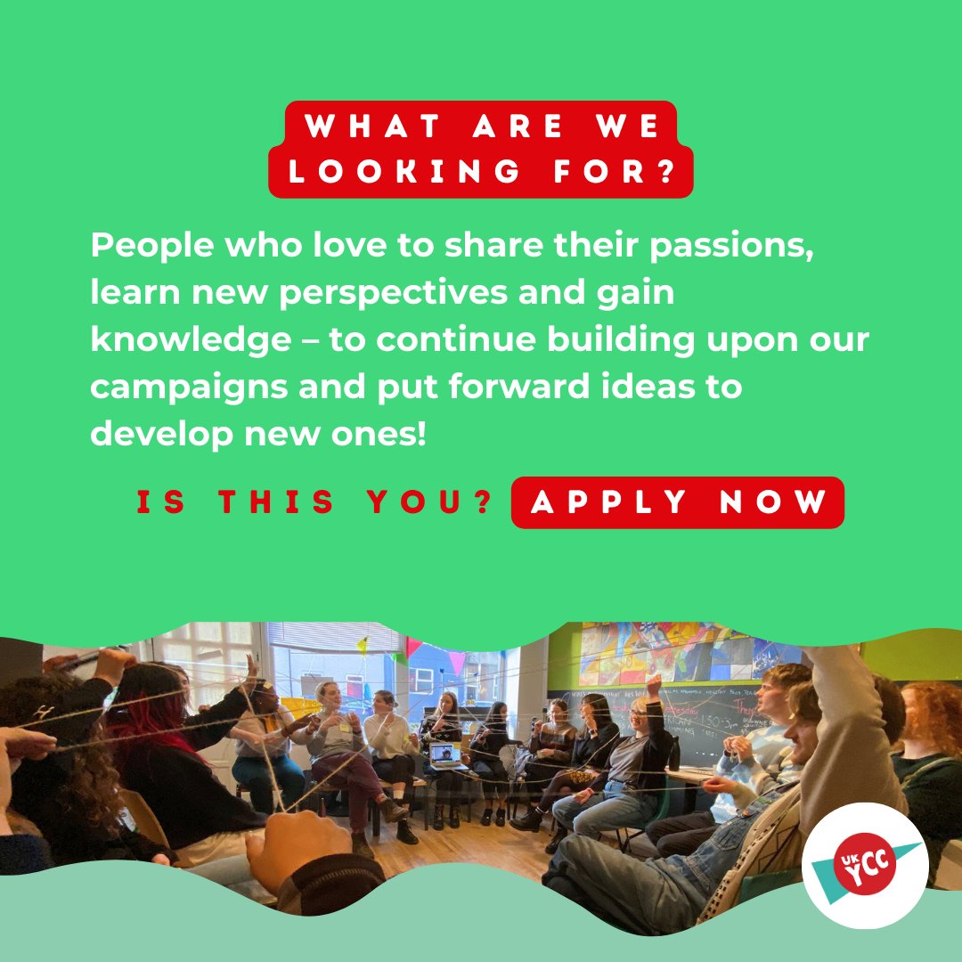 Can't decide which UKYCC Working Group to apply to? If you're interested in intersectional campaigning then Systems Change might be for you! Find out more and apply here ukycc.com/join-us Applications close midnight on the 21st of April