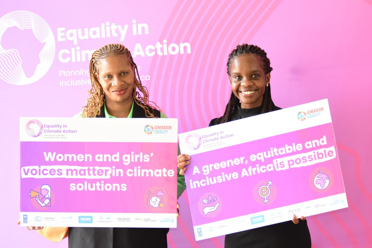 🥁Climate justice + gender justice go hand-in-hand! Super glad  @unwomenafrica invited us to discuss the implementation of the @UNFCCC #GenderActionPlan for a more equitable + sustainable Africa with #EqualityInClimateAction. #ClimateAction ✊🏾#GenderEqualityNow