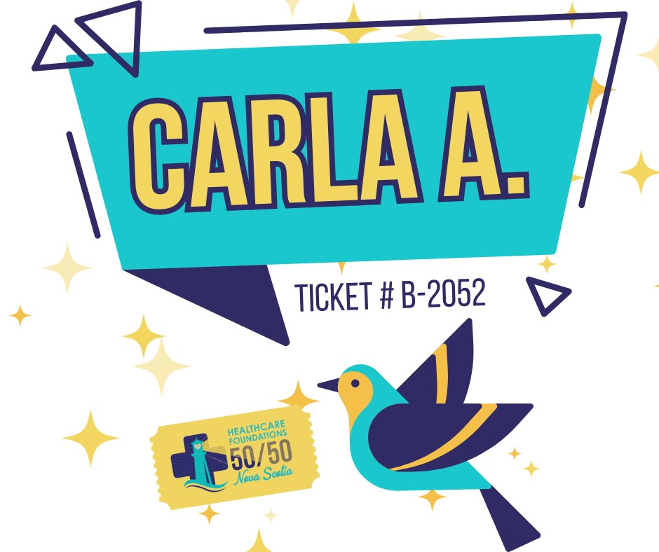 We have our FIRST Early Bird Bonus winner! Congratulations to ✨Carla A.📷 who takes home our first monthly $1,000 prize! Our next monthly Jackpot draw is on May 7th, and we're already at $14,000+! rafflebox.ca/raffle/nshf #nshealth #novascotia #healthcare #lottery #win