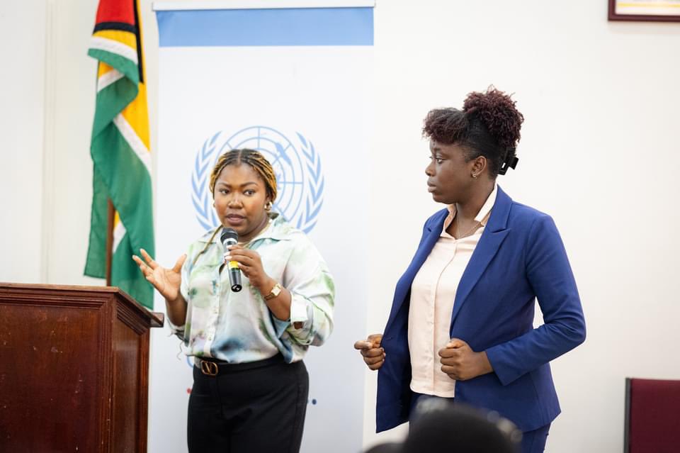 On April 11, I presented at the SIDS youth consultation on the unique challenges faced by Caribbean SIDS and facilitated a session on environmental sustainability and integrity