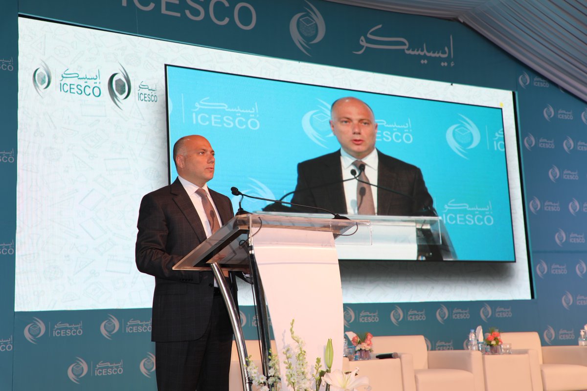 'ICESCO's efforts to support #girlseducation include outreach and scholarship programs, as well as cooperation with technology firms to integrate digital tools in their education, but also to allow access to modern and relevant resources' - Mr. @Anar_Karim, Head of the…