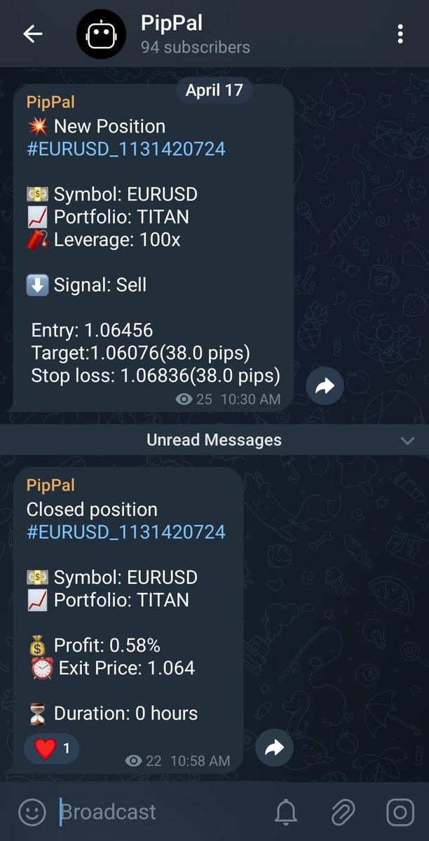 PipPalApp's tweet photo. 3 trades today.

3 wins.

1.86% profit. 🤑

0 minutes spent on charts.

Beautify of AI trading. https://t.co/IC06XVUE5L