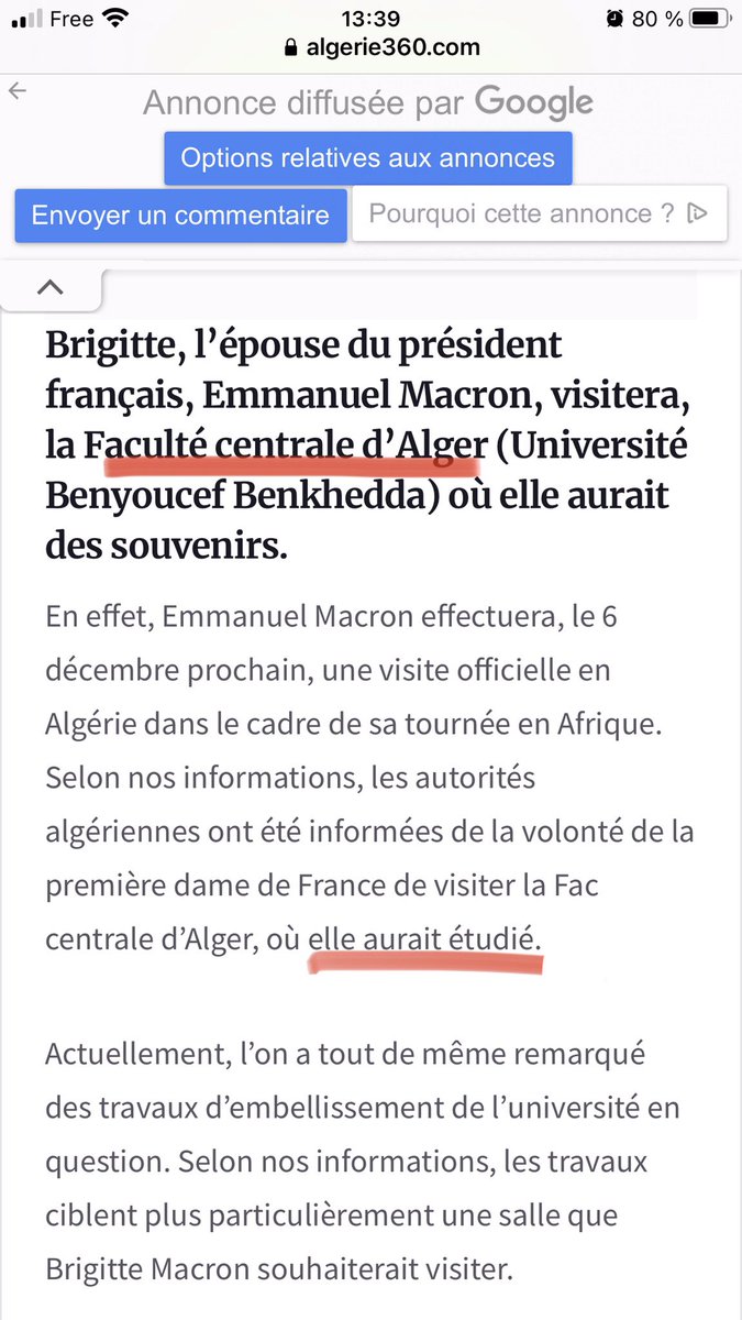 MoradELHATTAB1's tweet image. @Gaumont, questions sur le “conjoint” du Président : BRIGITTE #Macron a-t-elle fait des études en Algérie 🇩🇿 (non biographie officielle) en même temps que JEAN-MICHEL #Trogneux…en 1963 ? Qui était étudiant en Algérie, les deux ou une MÊME PERSONNE ? 🤔 @zoesagan @faitsetdocs