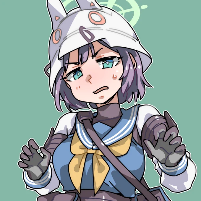 #ブルアカ 好きな子描く サキ 