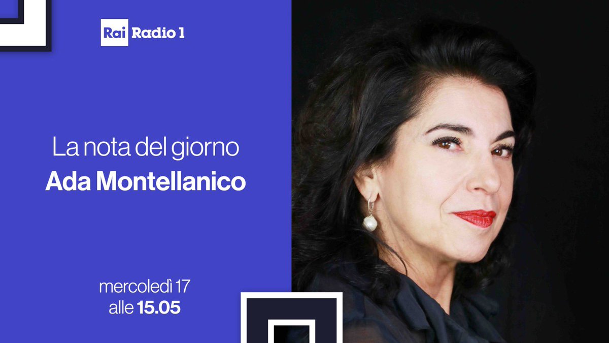 Rai Radio1 (@radio1rai) on Twitter photo 🎵 #CantoLibero il nuovo album di #AdaMontellanico dove la cantante romana canta un repertorio secentesco, l’irriverenza, con l’ironia e la sensualità, e riportandone alla luce la modernità e la vivacità culturale
🎵 #LaNotaDelGiorno su #Radio1 e <a href="/raiplaysound/">RaiPlay Sound</a> con <a href="/johnvignola/">John Vignola</a> 🎵 #CantoLibero il nuovo album di #AdaMontellanico dove la cantante romana canta un repertorio secentesco, l’irriverenza, con l’ironia e la sensualità, e riportandone alla luce la modernità e la vivacità culturale
🎵 #LaNotaDelGiorno su #Radio1 e <a href="/raiplaysound/">RaiPlay Sound</a> con <a href="/johnvignola/">John Vignola</a>
