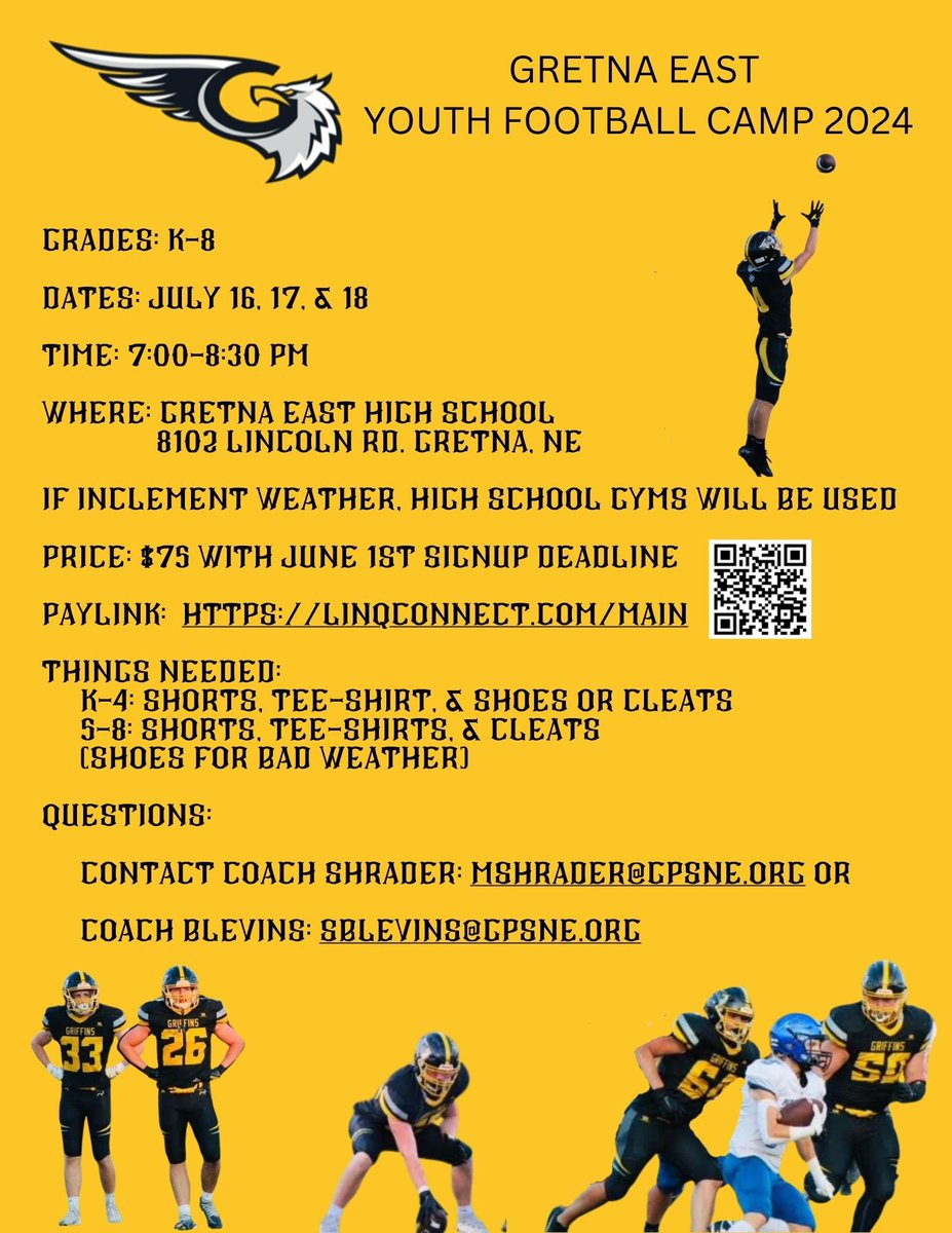 Griffin Youth Football Camp