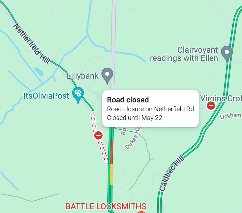 My little shop is in a small town called Battle. It is currently almost impossible to get here because most roads in to town are closed.
With seemingly no sense of urgency from any organisation to find a solution <a href="/BBCNews/">BBC News (UK)</a> <a href="/itvnews/">ITV News</a> <a href="/HuwMerriman/">Huw Merriman</a>