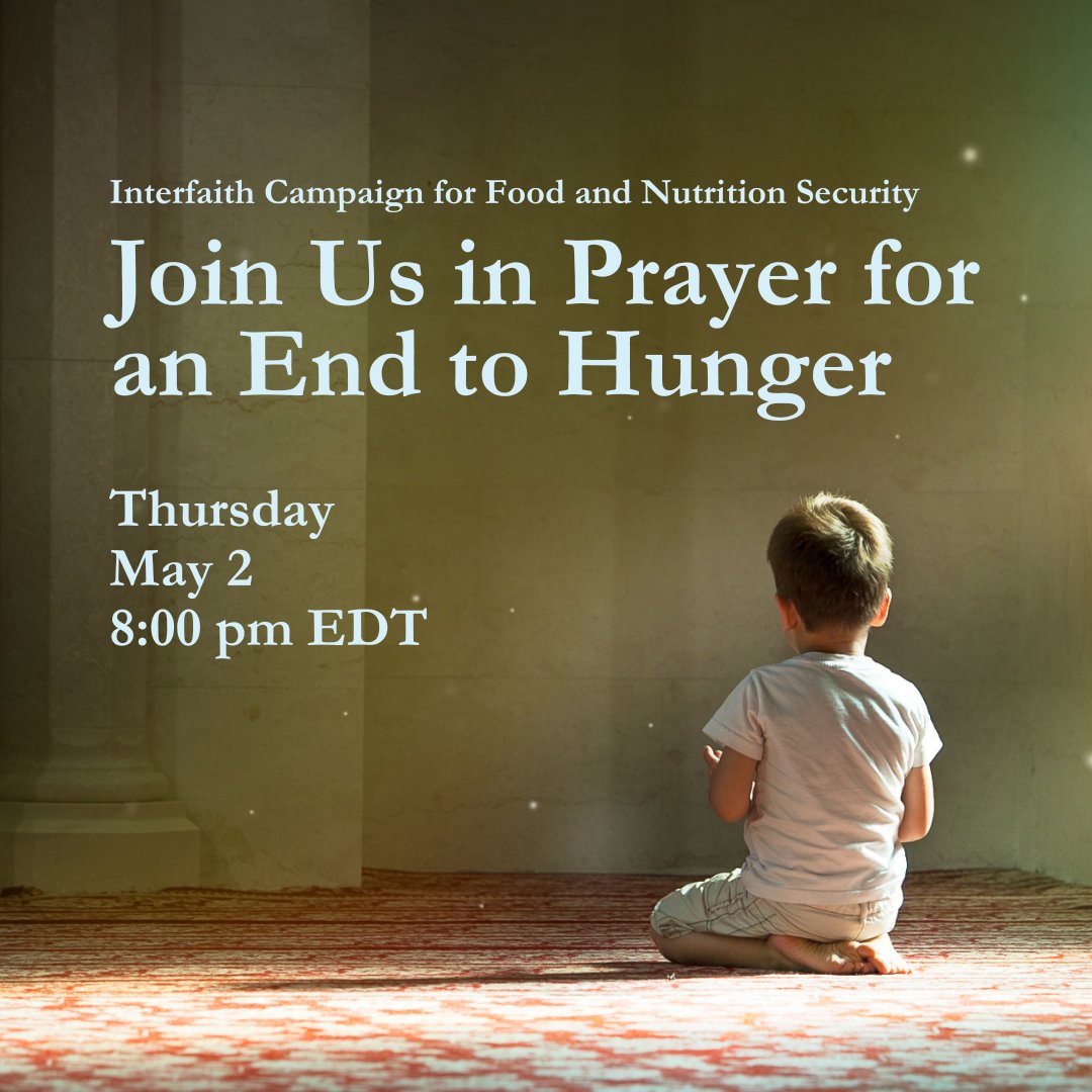 bread4theworld's tweet photo. The Interfaith Campaign for Food and Nutrition Security invites you to unite in spirit and action with members of the Jewish, Muslim, and Christian faiths as we collectively commit to eradicating food and nutrition insecurity throughout the U.S. 

Join us: https://t.co/cvTrBPAl3k https://t.co/5ZagSfUQL0