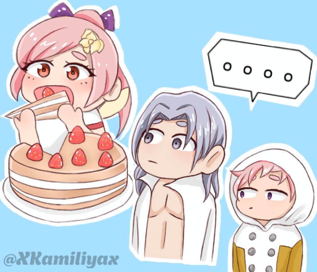 Mertyl and Sixtus were supposed to bring a cake for their father. But Tioreh wanted to be the first to try the cake!🍰💕
#MokushirokuNoYonkishi #黙示録の四騎士 #七つの大罪 #NanatsuNoTaizai
