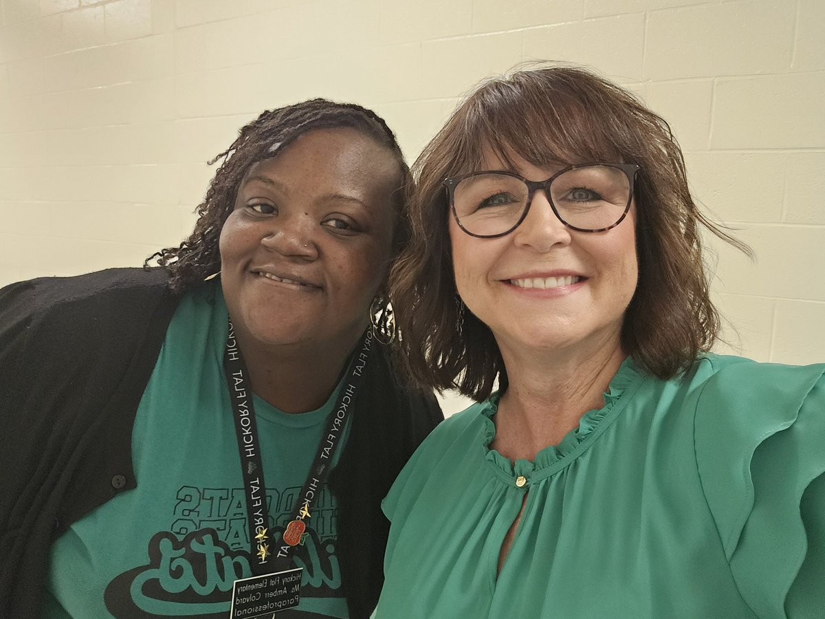 stacyrsalter's tweet photo. We are wearing green 💚 🟩 📗 🟢 🍏 today to bring awareness to Autism, learning disabilities and hearing impairments. #ECweek_HCS @HenryCountyBOE @HFE_HCS https://t.co/veSE7irIj7