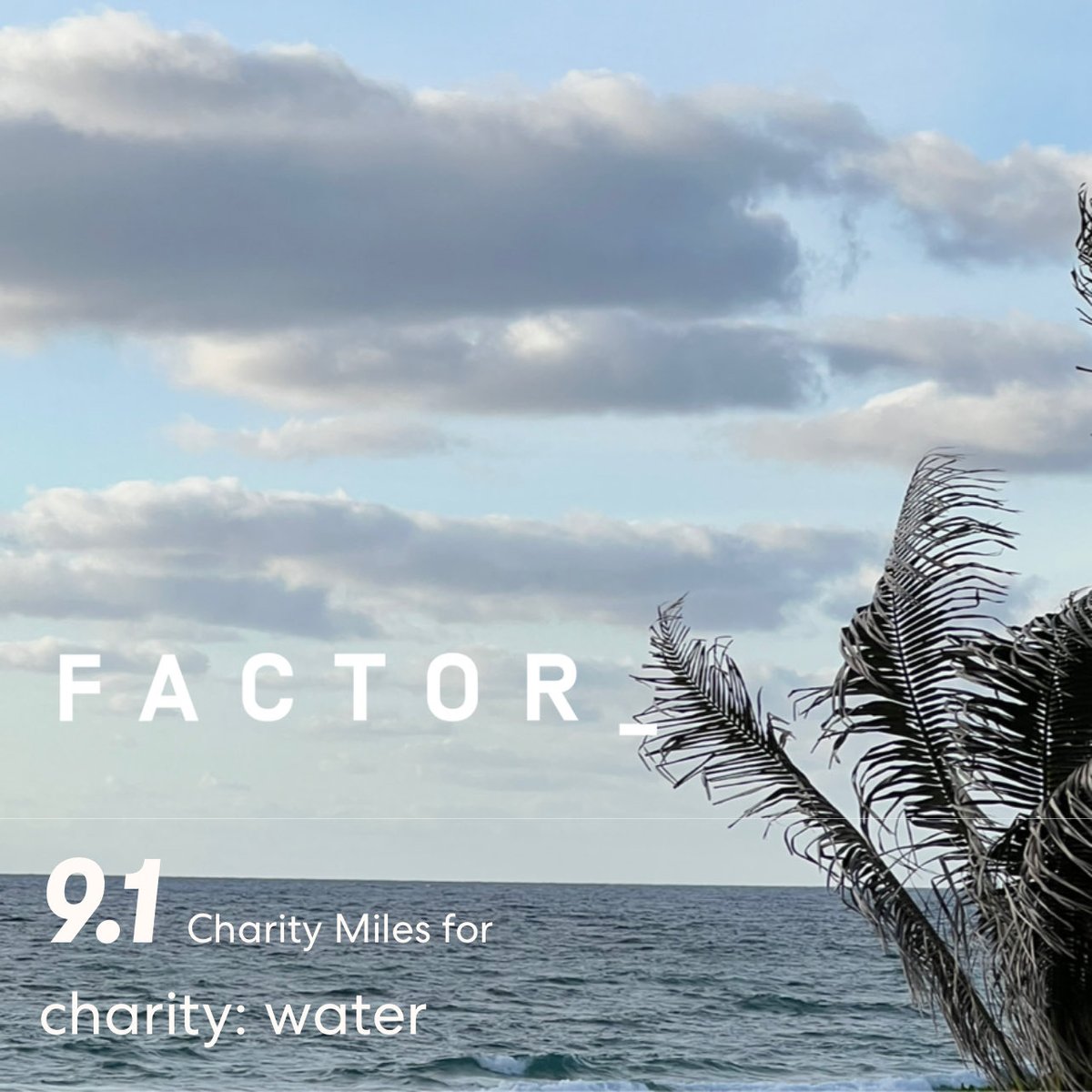 9.1 ⁦@CharityMiles⁩ Miles for ⁦@charitywater⁩ : water. Thanks to everyone who has sponsored me!
miles.app.link/e/O2V2mg3VRIb