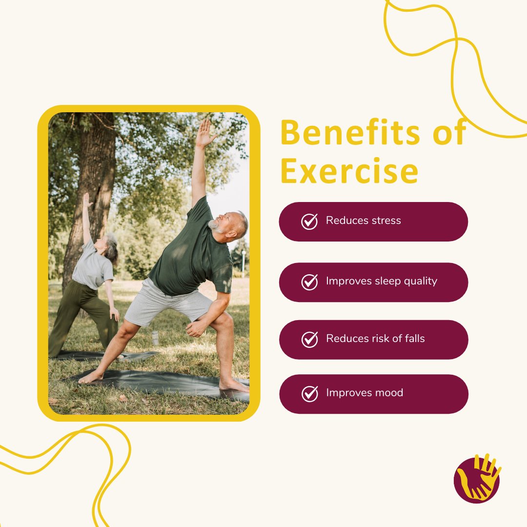 According to the @NHSuk, exercise lowers your risk of major illnesses and reduces the risk of early death by 30%. Regular exercise is crucial for one’s physical and mental well-being and offers numerous other benefits.  

Learn more: nhs.uk/live-well/exer…  

#ExerciseBenefits