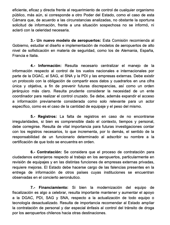 Paz_ZarateB's tweet photo. Informe de Comisión Especial investigadora de la Cámara sobre operaciones en Chile de línea aérea estatal venezolana-iraní Conviasa y eventuales actos de terrorismo (abril 2023):
deja en claro falta de preparación de Chile para prever este tipo de amenaza. https://t.co/6lx1Td5BWq https://t.co/0NjPh5RWGi