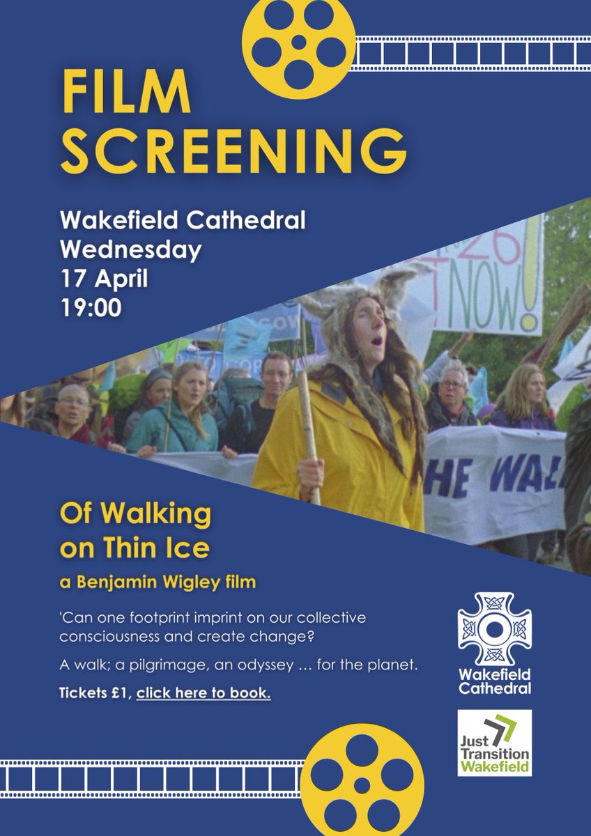 We are really looking forward to this evening’s film showing at Wakefield Cathedral, and the conversation it stimulates. You can just turn up if you have not booked in advance. @OurYear2024 @MyWakefield @ClimateWakey