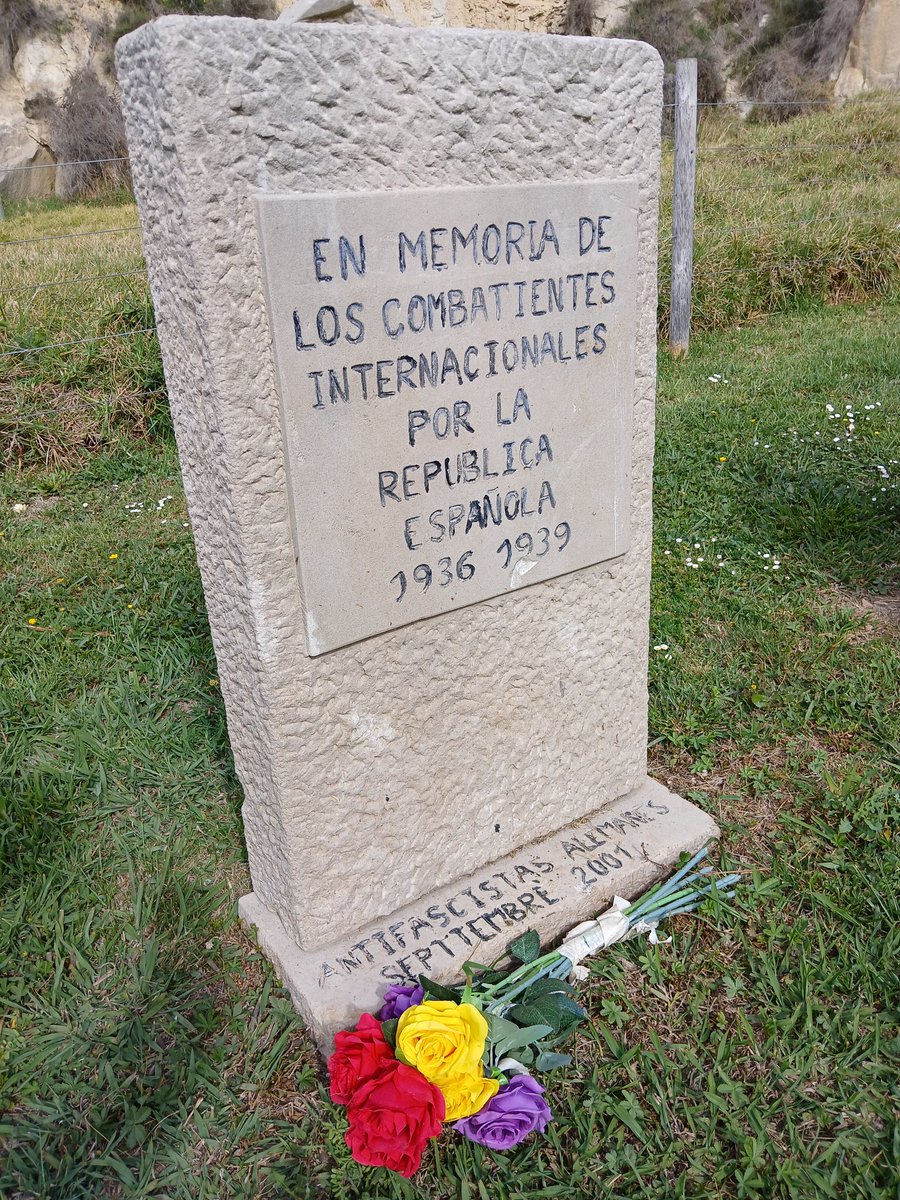 Memorial to the ~3000 German International Brigaders who fought against Franco in Spain. El Fossar de la Pedera, the mass grave of the victims of the Franco regime in Barcelona.