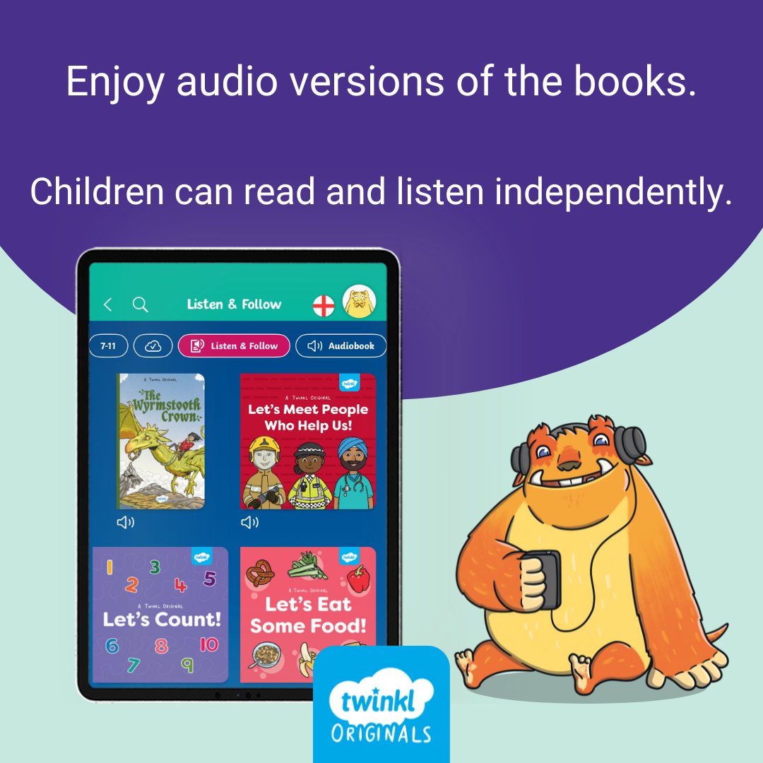 TwinklSubjLeads's tweet photo. Did you know that you can read children’s books on the Twinkl Originals app with a free trial? Try the app today for free and enjoy over 100 original children’s books! https://t.co/vF6n5GRGtR
#reading #readingforpleasure #childrensbooks #readingteacher #readinglead https://t.co/ZtfIfAMEah