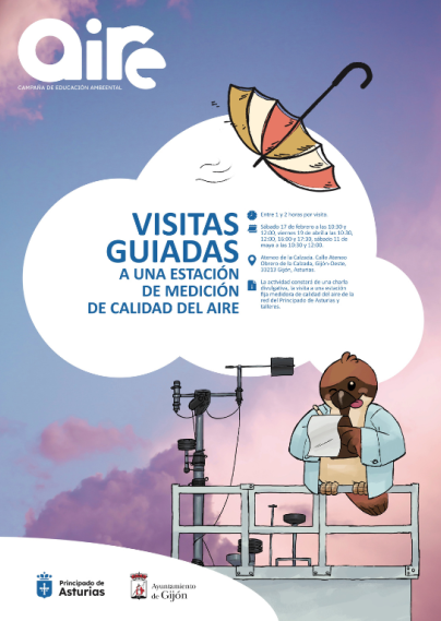 🌦️ ¿Te interesa la meteorología? Aprovecha esta visita guiada a una estación de medición de la calidad del aire. 📅 19 de abril 🕥 10:30, 12:00, 16:00 y 17:30  📍 Centro Municipal Integrado Ateneo de La Calzada ℹ️👉gijon.es/es/eventos/vis…