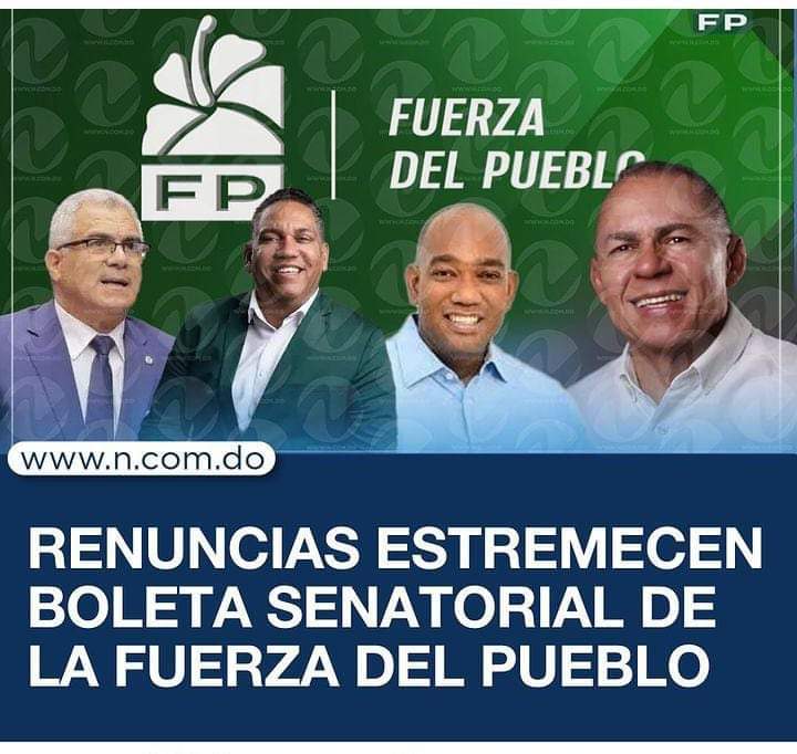 Buenos días estimados amigos y amigas de Higuey, el país y el mundo. En la ley de partido debería haber una sanción económica y de inhabilitación por lo menos para un proceso electoral, para las personas que renuncien de una candidatura faltando un mes o menos para las elecciones