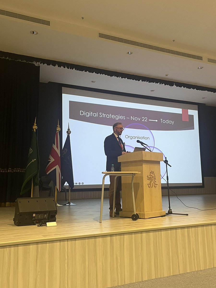 So lovely to have my friend and colleague @AMGChatsworth from @chatsworthschls and @BlenheimSchools at @BeechHallRiyadh this week. Great progress made on tech, digital education and ops! And now he’s leading my staff meeting. Thank you so much. Proud to be part of our group.