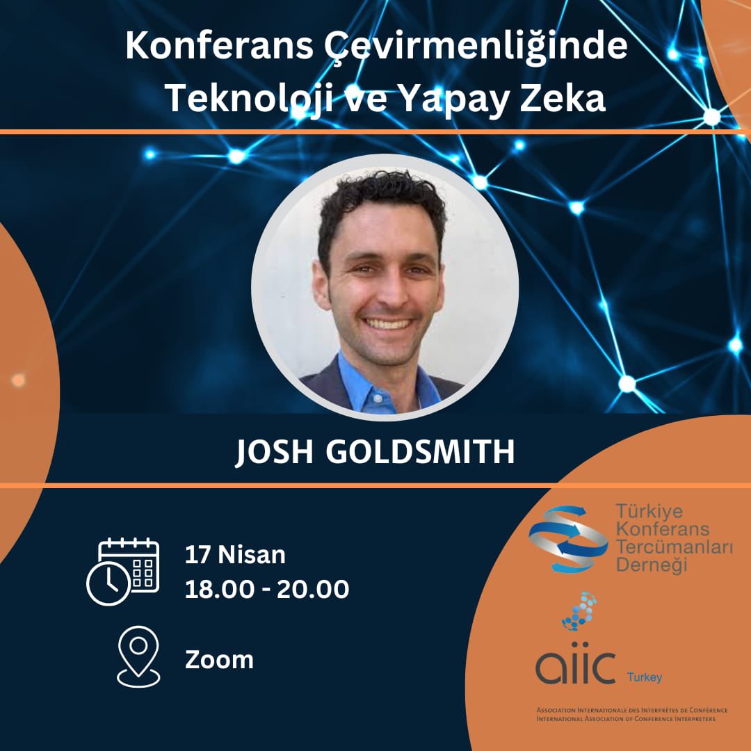Technology and AI in Conference Interpreting  with Josh Goldsmith! Happy to co-host this evening's workshop together with TKTD. Looking forward to it🎧🎤 <a href="/tktd1969/">TKTD</a> 

Registration is now closed. Thank you for your interest!