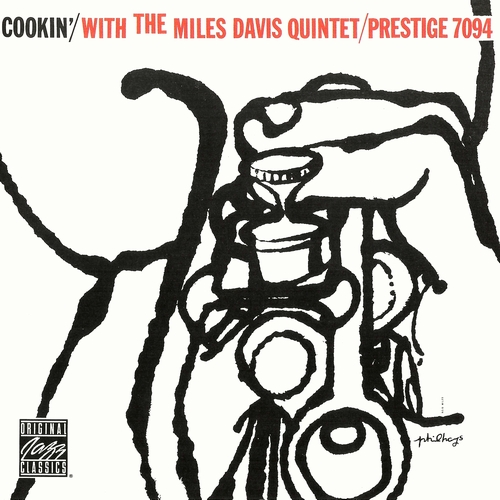 #アーティスト名orタイトルだけが色付きのジャケ貼ろうぜ 

The Miles Davis Quintet 'Cookin' with the Miles Davis Quintet' (Album, 1957) #Jazz #MilesDavis